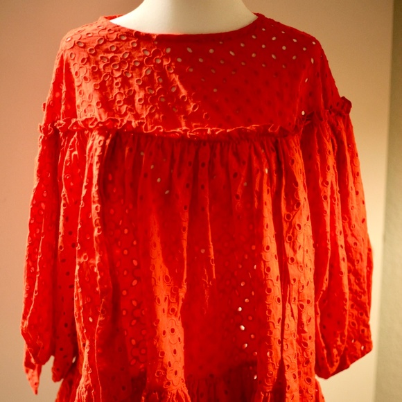 Unlogical Poem Embroidered Blouse - Picture 3 of 10